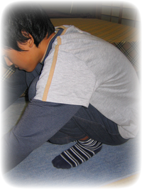 オスグット（成長痛）施術後